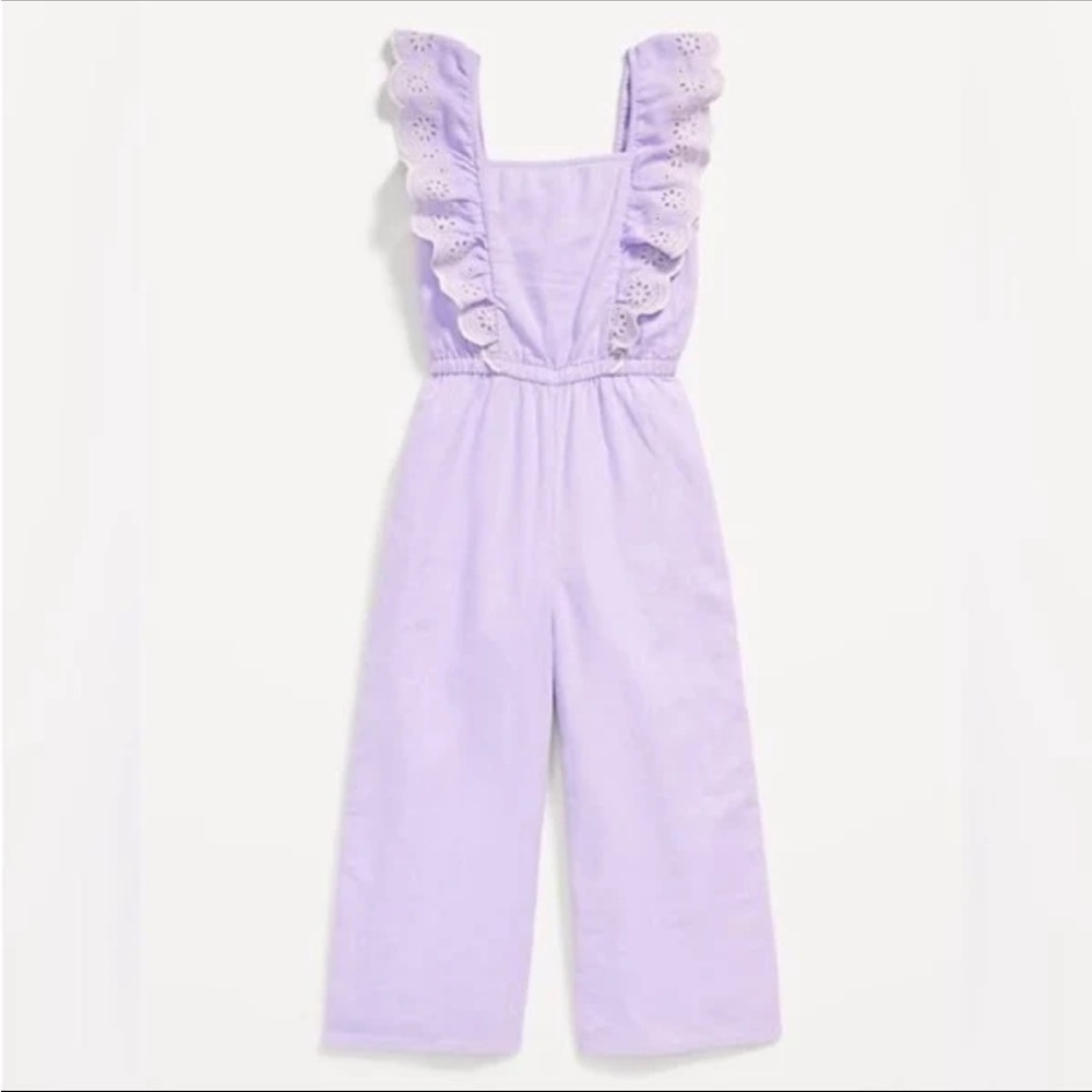 Old Navy Lilac Eyelet Top